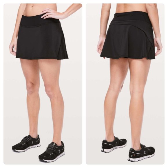 lululemon athletica Dresses & Skirts - Lululemon Play Off the Pleats Skirt - Black